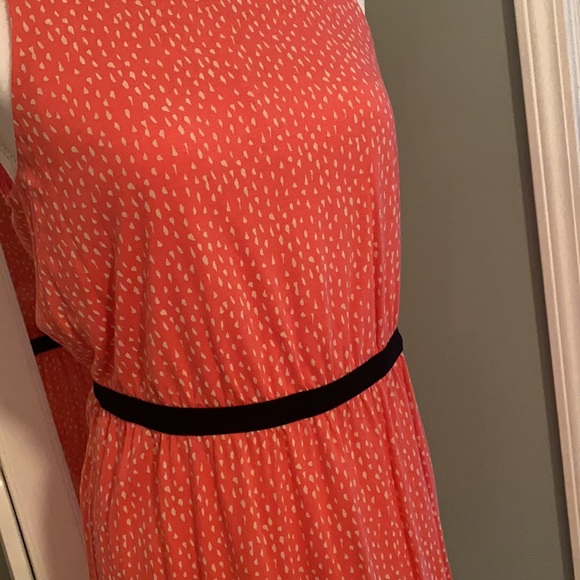 Loft dress size medium coral colored - Picture 2 of 4